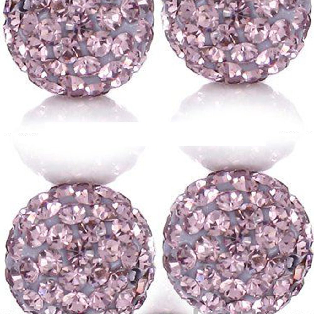 6891 Pave Czech Crystal Disco Ball Clay Beads fit Shamballa Jewelry 50pcs